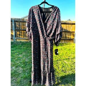 Maison Tara Maxi Floral Dress 24W